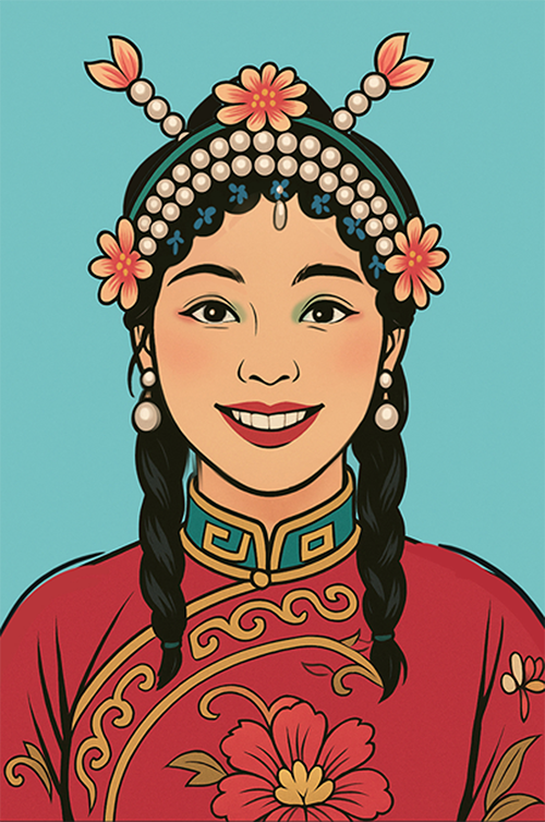 Neesa portrait with costume